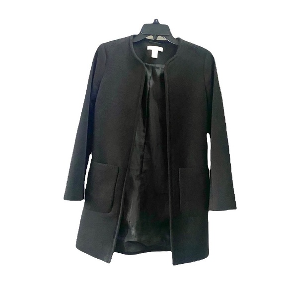 H&M Jackets & Blazers - H&M Black Coat